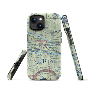 Dyersville Area Airport (IA80) VFR Sectional  Tough iPhone Case