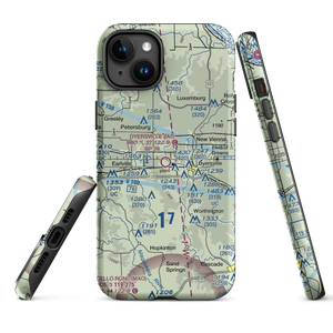 Dyersville Area Airport (IA80) VFR Sectional  Tough iPhone Case