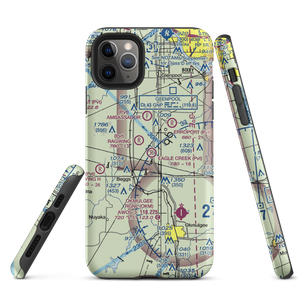 Eagle Creek Airport (51OK) VFR Sectional  Tough iPhone Case