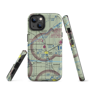 Eagle Grove Municipal Airport (EAG) VFR Sectional  Tough iPhone Case