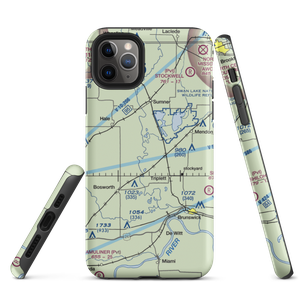 Eagle Lodge Airport (9MO9) VFR Sectional  Tough iPhone Case