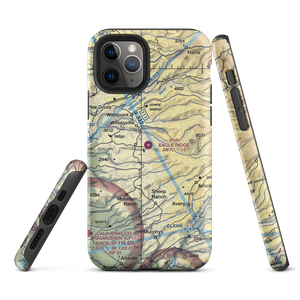 Eagle Ridge Ranch Airport (6CA6) VFR Sectional  Tough iPhone Case