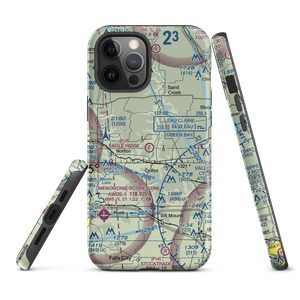 Eagle Ridge Ultralightport (43WI) VFR Sectional  Tough iPhone Case