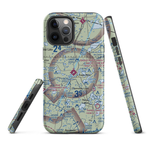 Eagle River Union Airport (EGV) VFR Sectional  Tough iPhone Case