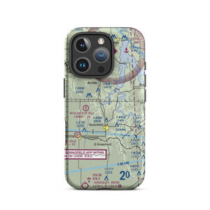 Eagle's Point & Red Barn Village Airpark (1MO9) VFR Sectional  Tough iPhone Case