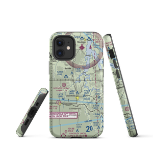 Eagle's Point & Red Barn Village Airpark (1MO9) VFR Sectional  Tough iPhone Case