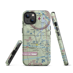 Eagle's Point & Red Barn Village Airpark (1MO9) VFR Sectional  Tough iPhone Case