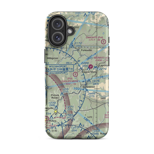 Eagles Mere Field Airport (40PN) VFR Sectional  Tough iPhone Case