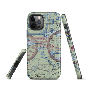 Eagles Nest 4 Seaplane Base (73MN) VFR Sectional  Tough iPhone Case