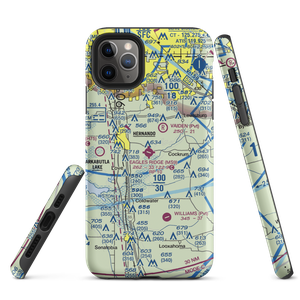 Eagles Ridge Airport (MS9) VFR Sectional  Tough iPhone Case