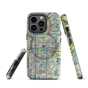 Earl L. Small Jr. Field/Stockmar Airport (20GA) VFR Sectional  Tough iPhone Case