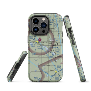 East Dakota Flying Club Seaplane Base (5G3) VFR Sectional  Tough iPhone Case