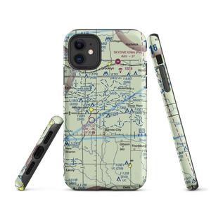 East Field (03IA) VFR Sectional  Tough iPhone Case