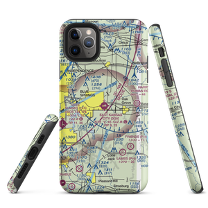 East Kansas City Airport (3GV) VFR Sectional  Tough iPhone Case