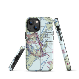 Eastport Municipal Airport (EPM) VFR Sectional  Tough iPhone Case