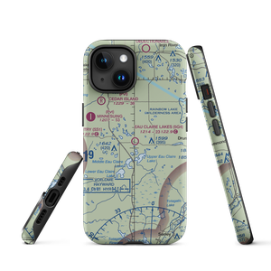 Eau Claire Lakes Airport (5G4) VFR Sectional  Tough iPhone Case