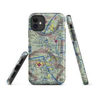 Eddie Dew Memorial Airpark (1G8) VFR Sectional  Tough iPhone Case