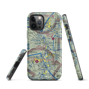 Eddie Dew Memorial Airpark (1G8) VFR Sectional  Tough iPhone Case