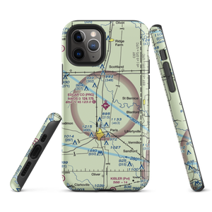Edgar County Airport (PRG) VFR Sectional  Tough iPhone Case