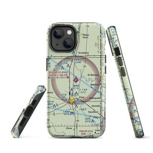 Edgar County Airport (PRG) VFR Sectional  Tough iPhone Case