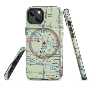 Edgar County Airport (PRG) VFR Sectional  Tough iPhone Case