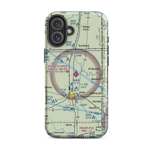 Edgar County Airport (PRG) VFR Sectional  Tough iPhone Case