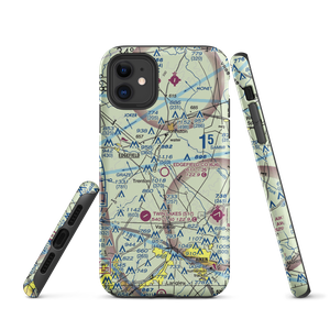 Edgefield County Airport (6J6) VFR Sectional  Tough iPhone Case