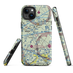 Edgefield County Airport (6J6) VFR Sectional  Tough iPhone Case