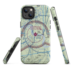 Edward G. Pitka Sr Airport (GAL) VFR Sectional  Tough iPhone Case