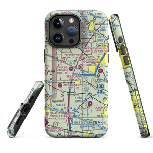 Edward Getzelman Airport (7IL7) VFR Sectional  Tough iPhone Case