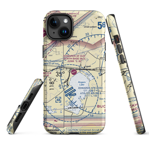 Edwards Af Aux North Base Airport (9L2) VFR Sectional  Tough iPhone Case