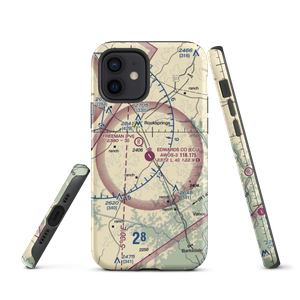 Edwards County Airport (ECU) VFR Sectional  Tough iPhone Case