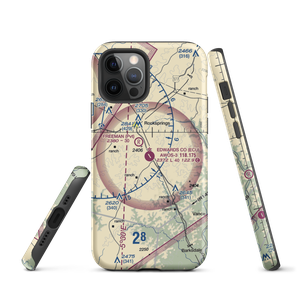 Edwards County Airport (ECU) VFR Sectional  Tough iPhone Case