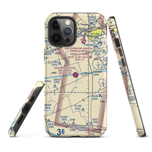 Edwards Lucian Wells Ranch Airport (TX31) VFR Sectional  Tough iPhone Case