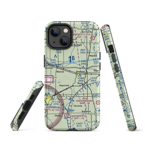 Edwin G. Bennett Airport (1LL7) VFR Sectional  Tough iPhone Case