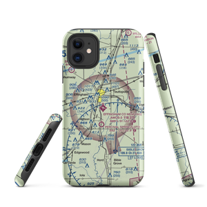 Effingham County Memorial Airport (1H2) VFR Sectional  Tough iPhone Case