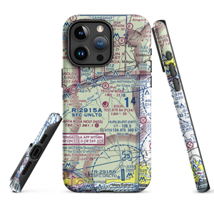 Eglin Auxiliary Field 6 Airport (KZ01) VFR Sectional  Tough iPhone Case