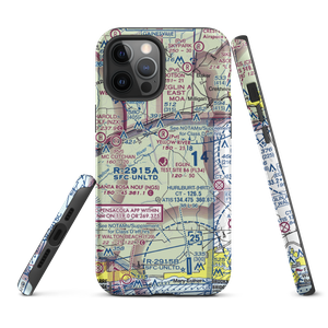 Eglin Test Site B6 Airport (FL34) VFR Sectional  Tough iPhone Case