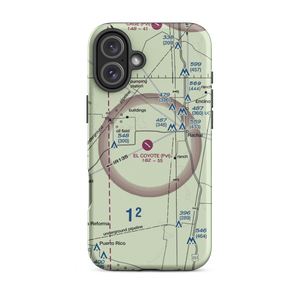 El Coyote Ranch Airport (2TA8) VFR Sectional  Tough iPhone Case