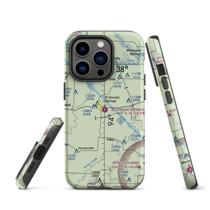 El Dorado Springs Memorial Airport (87K) VFR Sectional  Tough iPhone Case