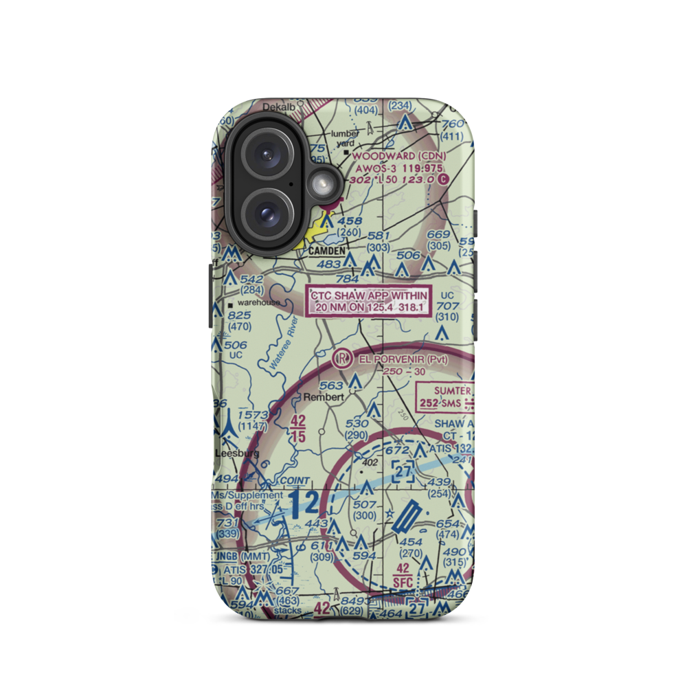 El Porvenir Airpark (SC44) VFR Sectional  Tough iPhone Case iPhone 16 model shown