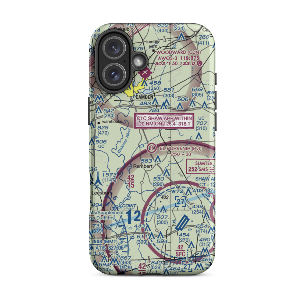 El Porvenir Airpark (SC44) VFR Sectional  Tough iPhone Case iPhone 16 Plus model shown