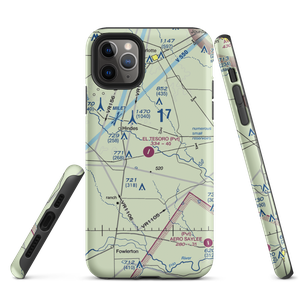 El Tesoro Ranch Airport (02TS) VFR Sectional  Tough iPhone Case