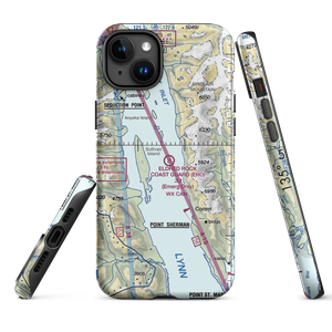 Eldred Rock Cg Heliport (ERO) VFR Sectional  Tough iPhone Case