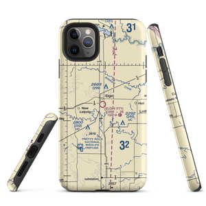 Elgin Municipal Airport (Y71) VFR Sectional  Tough iPhone Case