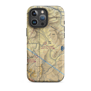 Elk City Airport (S90) VFR Sectional  Tough iPhone Case