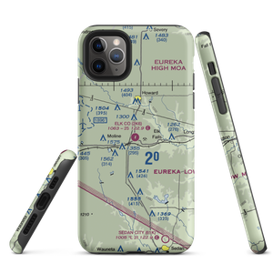 Elk County Airport (2K6) VFR Sectional  Tough iPhone Case