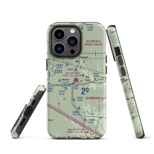 Elk County Airport (2K6) VFR Sectional  Tough iPhone Case