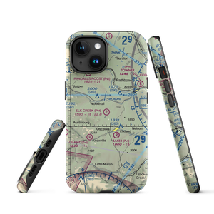 Elk Creek Airport (47NY) VFR Sectional  Tough iPhone Case