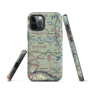 Elk Creek Airport (47NY) VFR Sectional  Tough iPhone Case